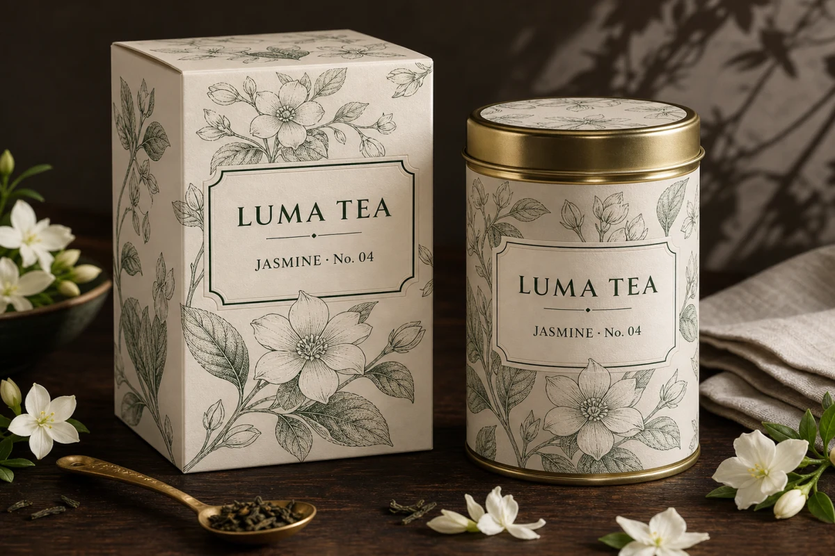 Botanical luxury packaging